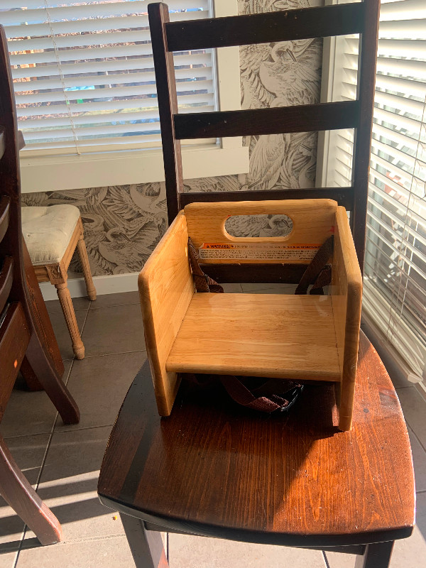 2 solid wooden booster seats in Feeding & High Chairs in Edmonton - Image 2