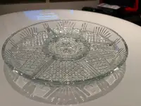 Bormioli Rocco Cut Glass Antipasti Dish