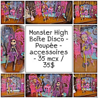 Disco Monster High avec poupée et accessoires / 35 mcx / 35$