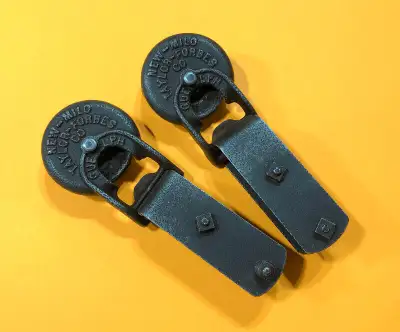 Antique barn sliding hardware for sale. The New-Milo Taylor-Forbes Co, Guelph barn sliders are in ex...