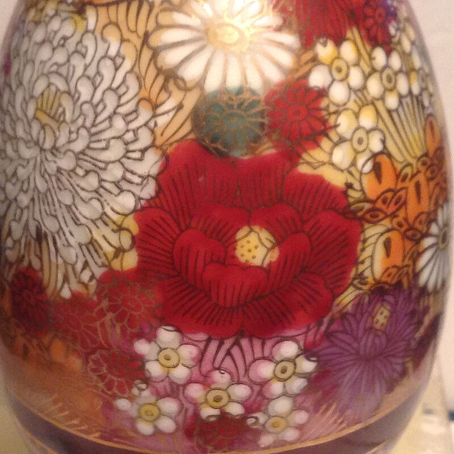 Antique Satsuma Millefiori Mantle Vases Flowers Decoration in Arts & Collectibles in Vancouver - Image 3