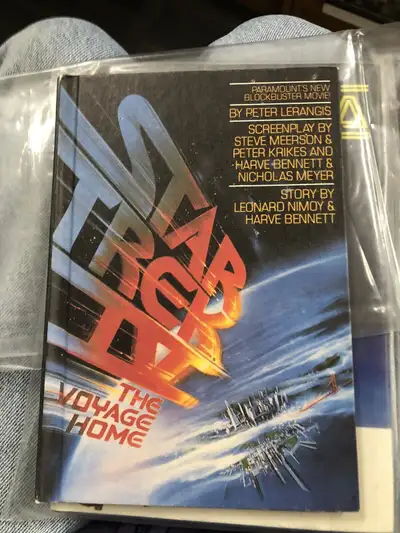 Star Trek IV The Voyage Home 1986 Wanderer Books Just For Boys series. Hardcover book Young Novel of...