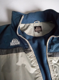 Kodiak Fleece Lined 3 Season Jacket, XL - Blue/Gray