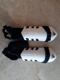 Youth soccer shin pads