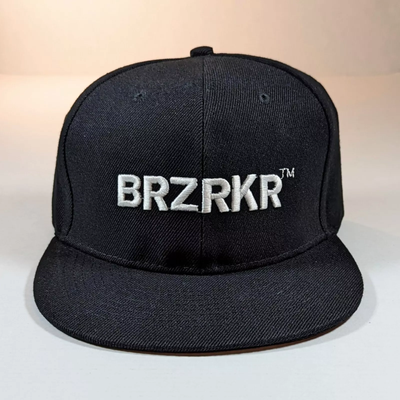 BRZRKR Comic Logo Snapback Hat Black 2024, Stashhhloot Exclusive, View more