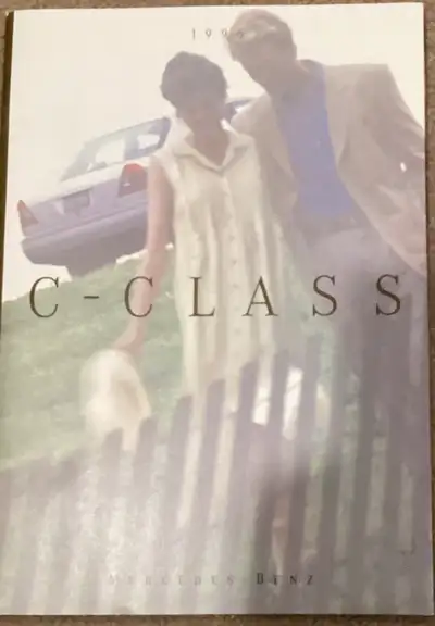 1995 MERCEDES BENZ C CLASS BROCHURE FOR SALE THIS LARGE SIZE DELUXE ENGLISH BROCHURE HAS 44 coloured...