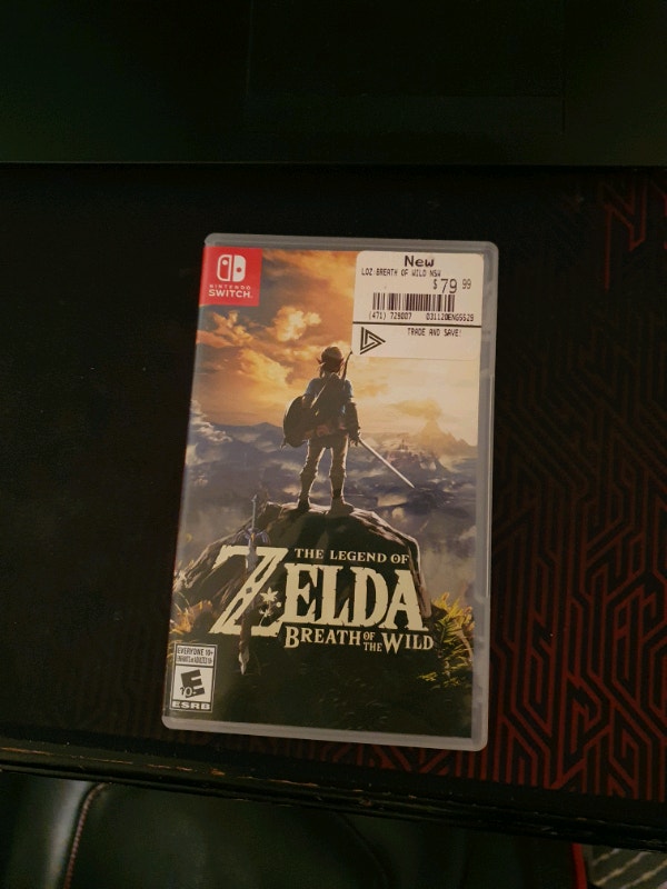 Zelda breath of the wild switch game Nintendo Switch Winnipeg Kijiji