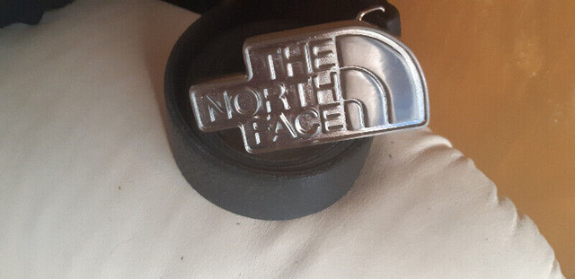 The North Face Silver Buckle And Black Leather Belt   Rare in Other in City of Toronto - Image 4