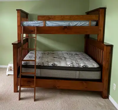 Mennonite Pine Bunkbed + Twin set, View more