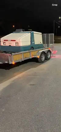 Sweeper and trailer 