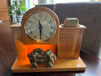 Rare Vintage 1950’s Fireplace clock