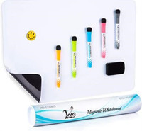NEW Roll Up Dry Erase Magnetic White Board 20"x13" with Markers