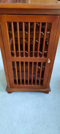 Wooden wine storage rack