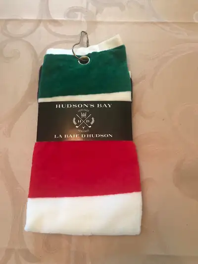 Add a touch of Canadian heritage to your golf game with this brand new Hudson's Bay Tri-Fold Golf To...