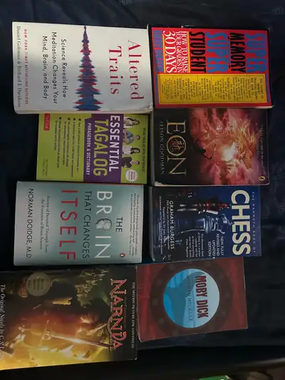 books 8 dollars each, View more