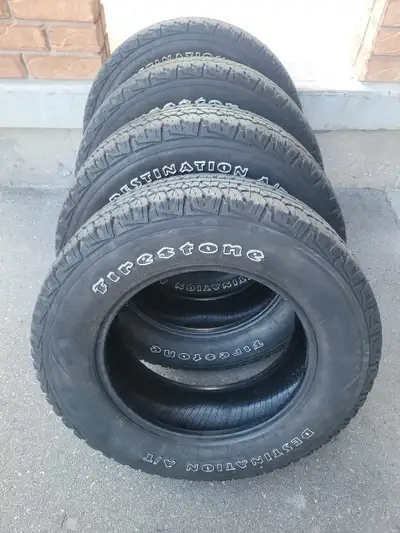 4 Firestone Destination A/T All Season Tires for Sale. **P245/65/R17** Great Condition. 2 Tires have...