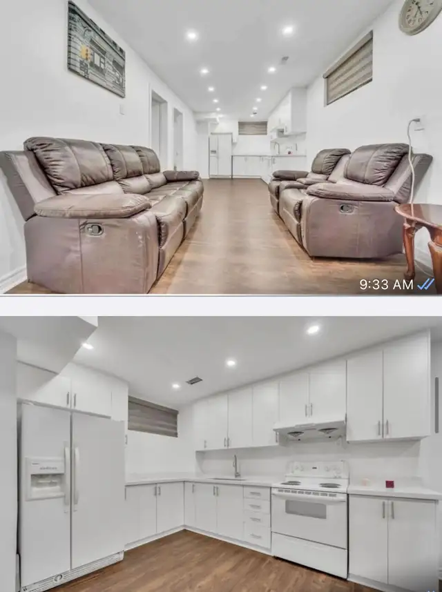 Two bedroom basement for rent