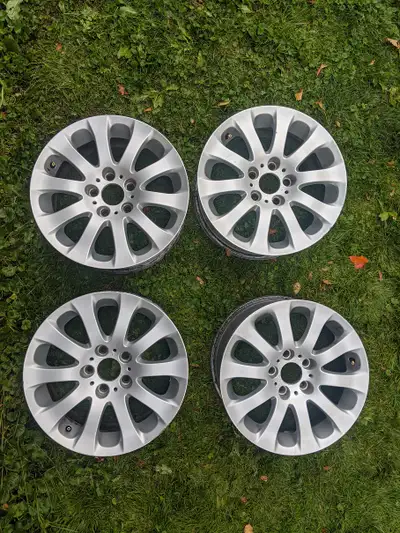 17" Original BMW style 159 wheels, 5x120 Original BMW style 159 wheels, all 4 are the same size 17x8...