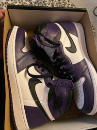 Air Jordan 1s Court Purple