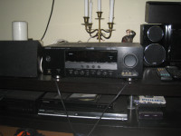 YAMAHA RECEIVER, SPEAKERS and WOFFER