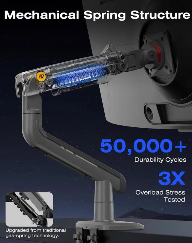 Gaming Monitor Arm for Screen up to 60