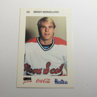 BRIAN SKRUDLAND … PRE-ROOKIE 83-84 Nova Scotia VOYAGEURS 20/$15