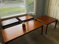 Teak Coffee Tables (4 in total) Excellent condition.