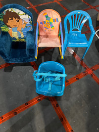 Assorted children chairs