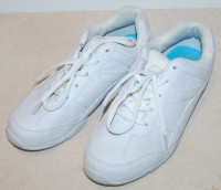 White Faux Leather Running Shoes Youth Size 3