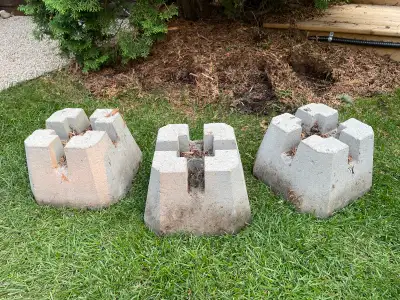 Concrete 4 by 4 post blocks , View more