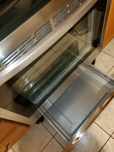 LG stainless steel freestanding electric Range convection oven, View more