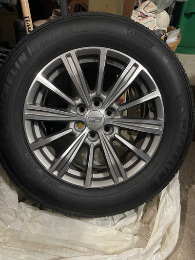 Barely used 2019 Cadillac XT5 rims and tires