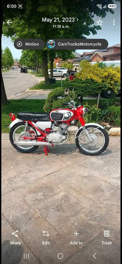 1965 CB 160 Full resto by reputable sources Serious inquiries only Don't need to sell anything Clear...
