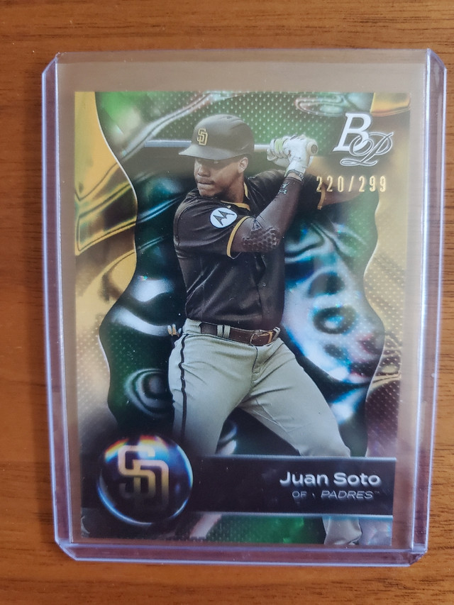 Juan Soto Green Icy Foil /299 in Arts & Collectibles in Dartmouth