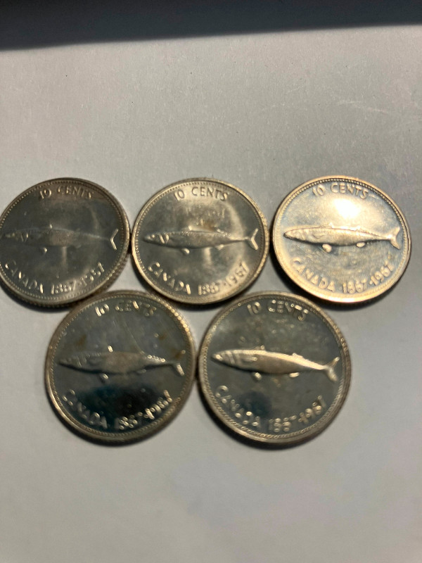 Silver Canadian Coins (REDUCED) in Arts & Collectibles in Sarnia