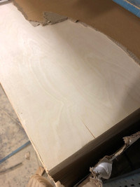 Plywood sheets, brand new never used 3/4" thick Birch veneer ply