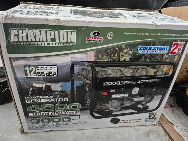 Champion Generator in Outdoor Tools & Storage in Owen Sound - Image 2