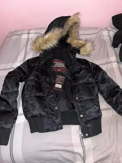 Joshua perets coat for kids/manteau enfants noir, View more