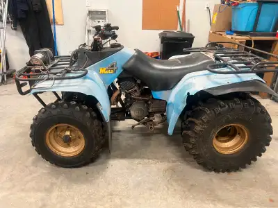 Good old bike Runs and drives fine New battery Winch