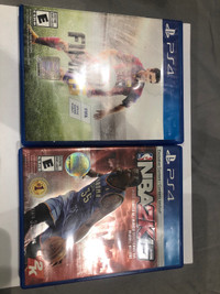 FIFA 15 and nba 2k15 ps4