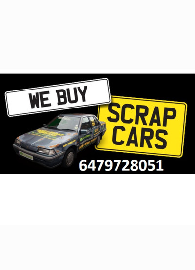 WE PAY GOOD PRICE FOR SCRP CARS