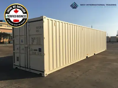 40’ New High Cube Shipping Containers | One-Trip Sea Cans, View more