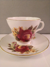 Crown Stratfordshire Tea Cup and Saucer