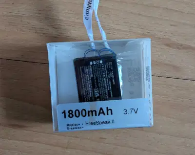 1800mAh Replacement Battery for Clear-Com FreeSpeak II, View more