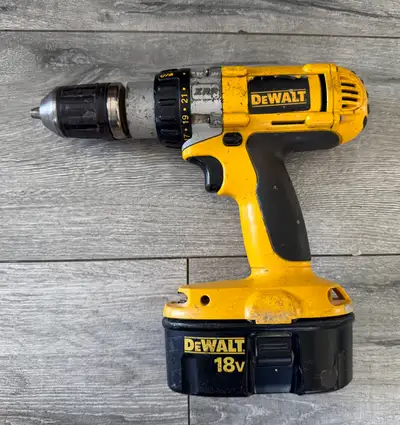 DeWalt 18V hammer Drill n battery no charger Ajax pickup only , View more