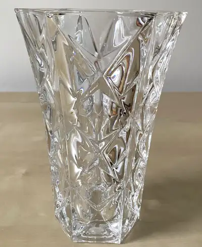 Small 24% Lead Crystal Vase by CRISTAL D’ARQUES France 5 1/2”, View more