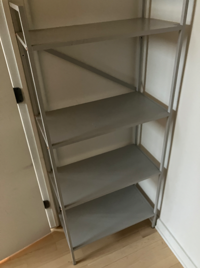 IKEA shelving unit, View more