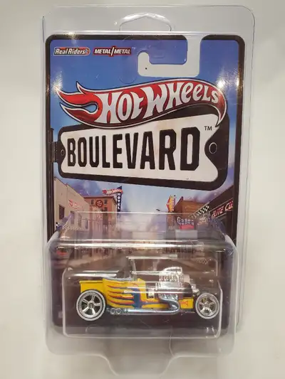 1:64 Diecast Hot Wheels Boulevard T-Bucket Real Riders Metal, View more