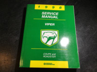 1998 Dodge Viper Coupe Roadster RT/10 GTS Service Repair Manual