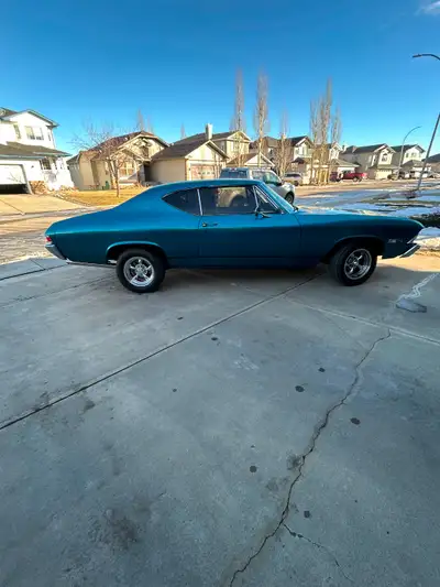 1968 Chevelle SS 396 Turbo 400 Transmission 12 bolt rear end 396 engine 3” polished stainless exhaus...
